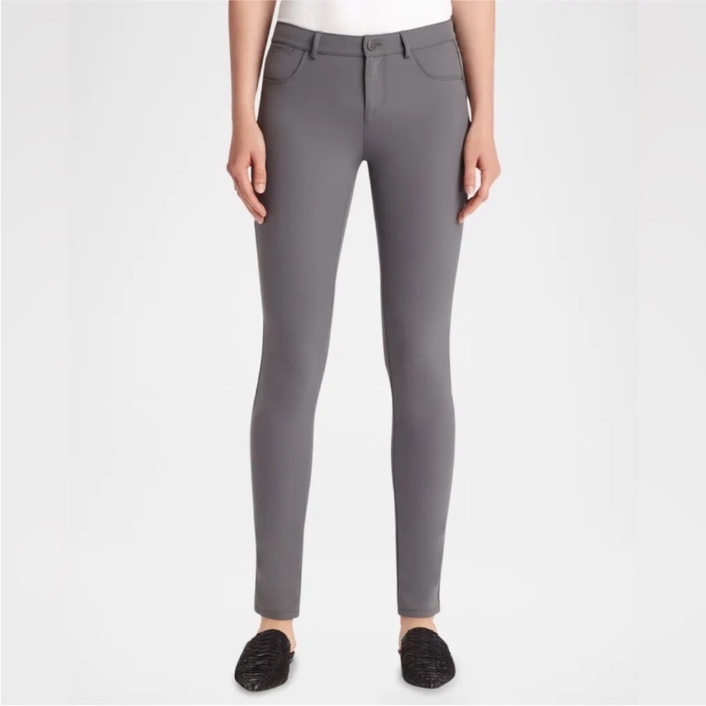 Lafayette 148 Mercer Pants Skinny Trousers Shale Gray